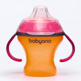 

Поильник BabyOno 180 мл., цвет МИКС
