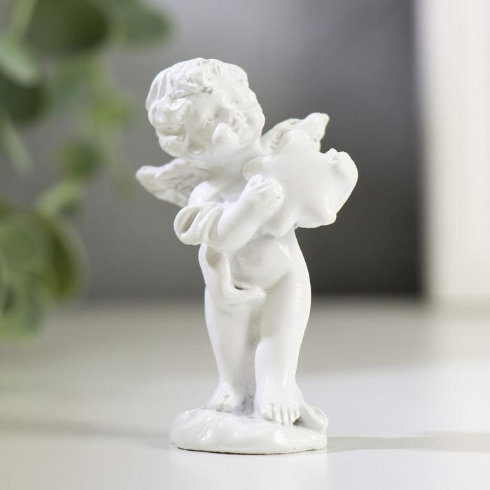Сувенир полистоун "Белоснежный ангел на облачке" МИКС 6,2х4,5х2,5 см