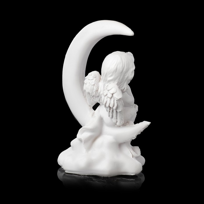 Сувенир полистоун "Белоснежный ангел на месяце" МИКС 12,2х10х6,3 см
