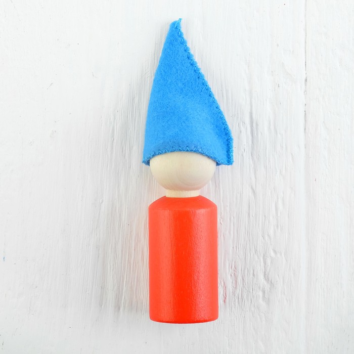 Сортер "Разноцветные гномики", 6 см, 12 шт., в колпаках