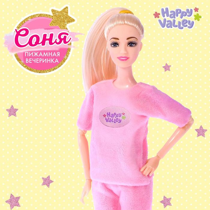 Кукла-модель шарнирная «Соня. Пижамная вечеринка» кукла модель соня пижамная вечеринка 1 шт