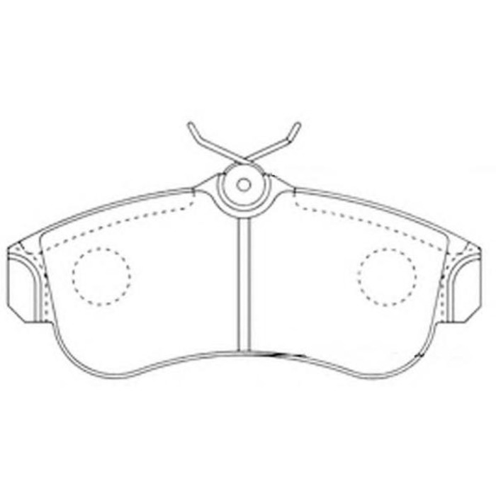 Колодки тормозные FIT FP2105