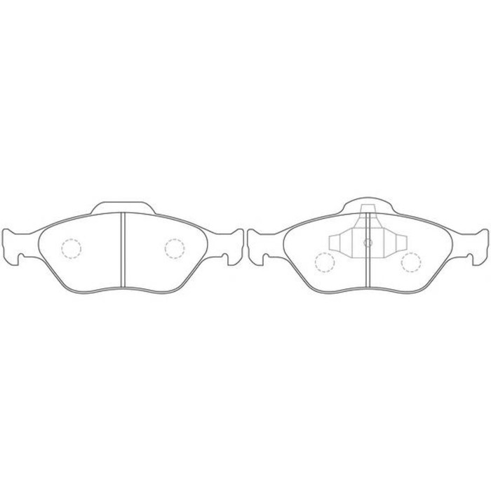 Колодки тормозные FIT FP5157