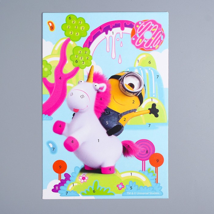 Аппликация пластилином "Миньон" Гадкий Я, 6 цветов пластилина по 10 гр