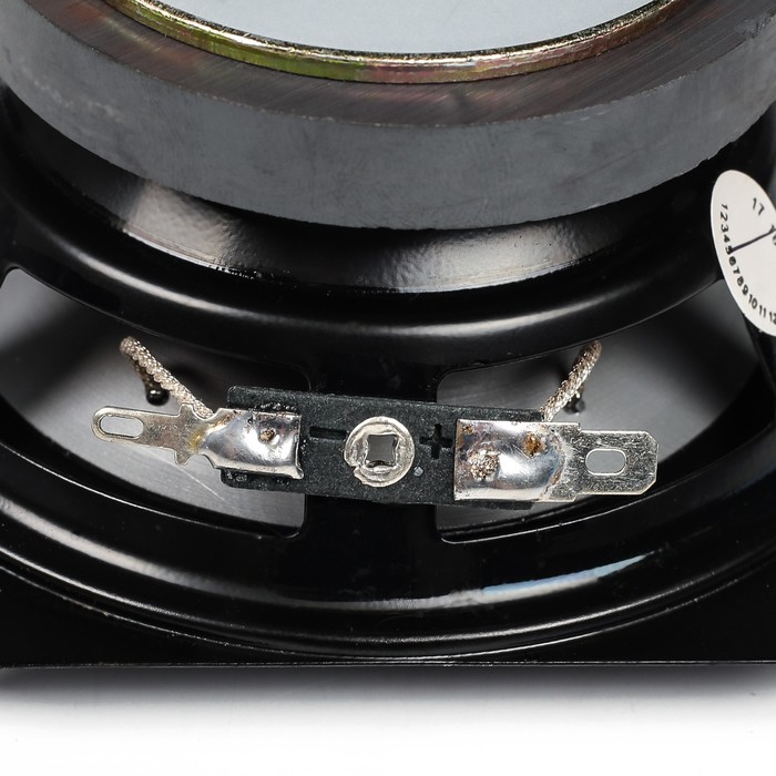 Динамик автомобильный 10 см, комплект 2 шт, широкополосные