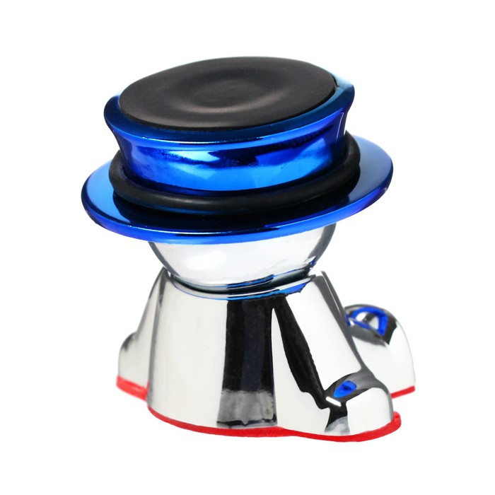 Держатель телефона магнитный, человечек синий