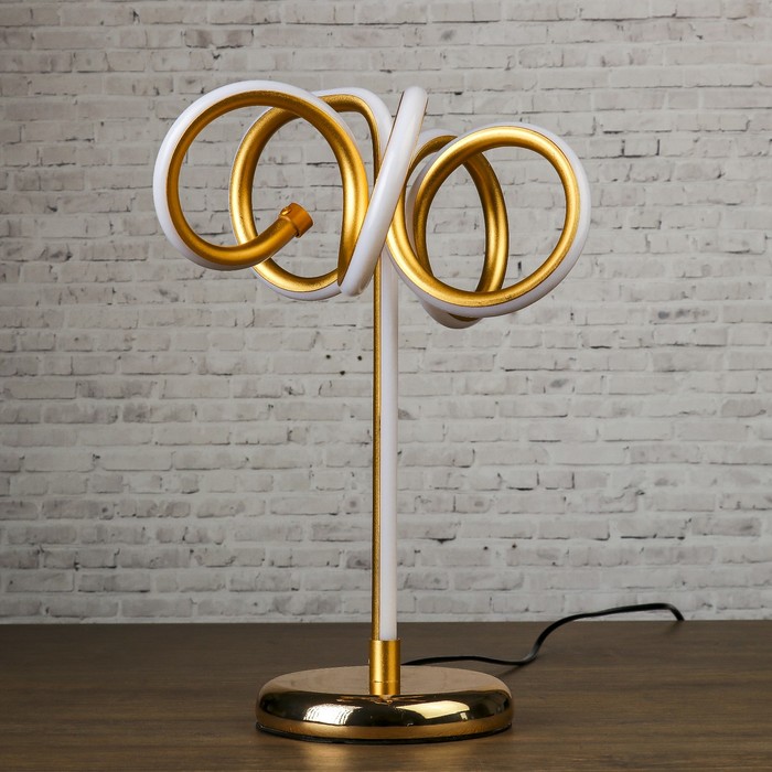 Настольная лампа металл, силикон "Эклектика" 5Вт от 220В 25,7х25,7х37,5