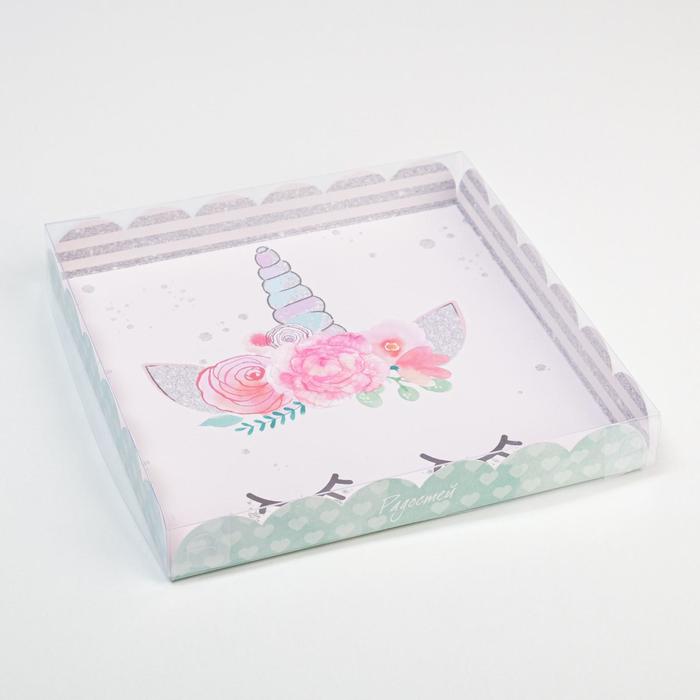 Упаковка для кондитерских изделий «Волшебных моментов», 21 х 21 х 3 см