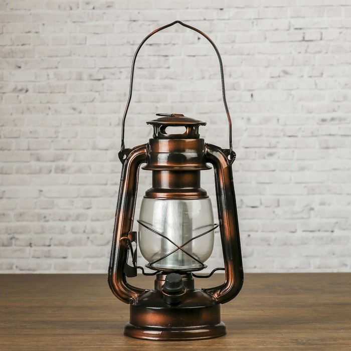 Светильник настольный "Летучая мышь" 12LED 2хR20(не в комплекте) коричневый 12х15,5х24см