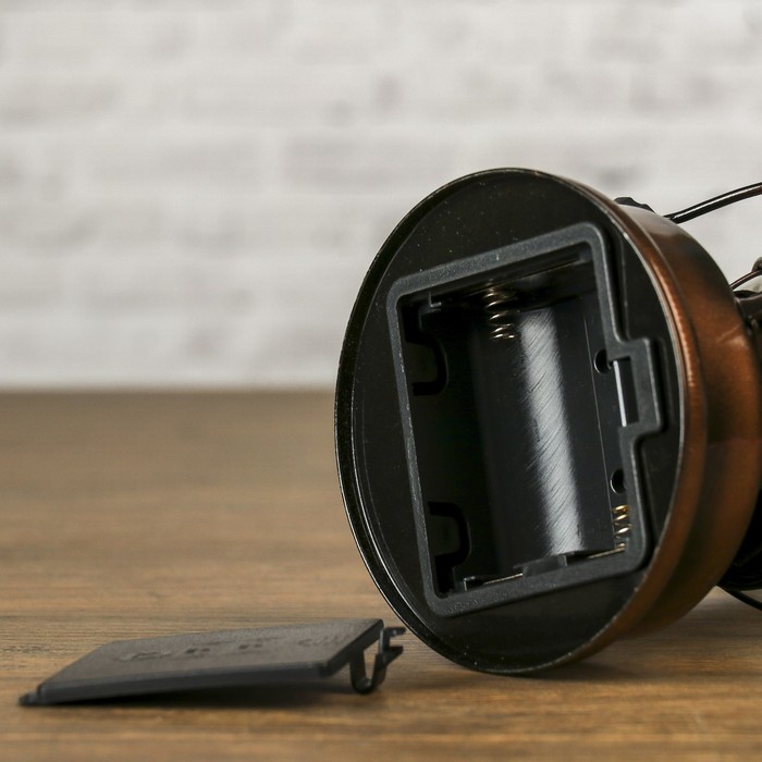 Светильник настольный "Летучая мышь" 12LED 2хR20(не в комплекте) коричневый 12х15,5х24см