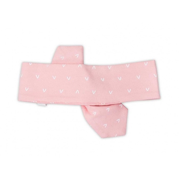 Повязка на голову, 0-12 мес, цвет розовый 503-001-65163