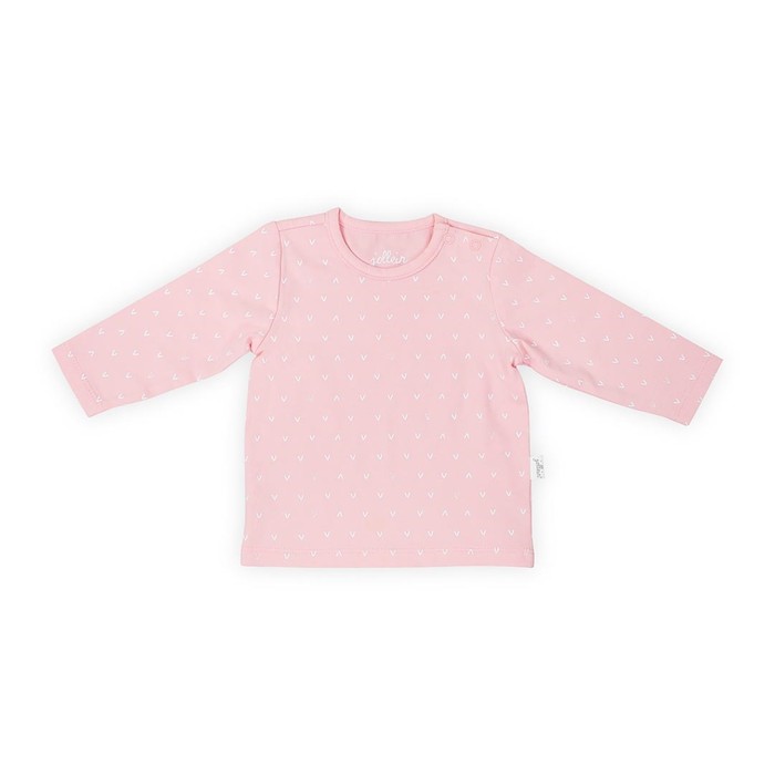 Футболка с рукавами, рост 50-56 см, цвет розовый 604-100-65163