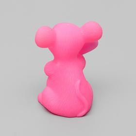

Игрушка пищащая "Мышь" для собак, 9 см, микс цветов