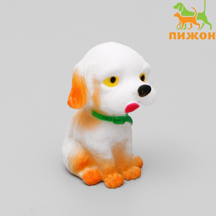 Игрушка пищащая "Пес", 9 см,