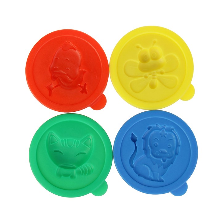 Тесто для лепки 4 цвета по 50 грамм 200 гр M1208/1