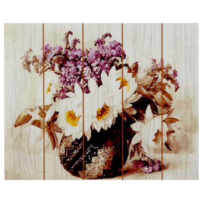 Картины по номерам на дереве 40х50 "В стиле кантри" 24 цв