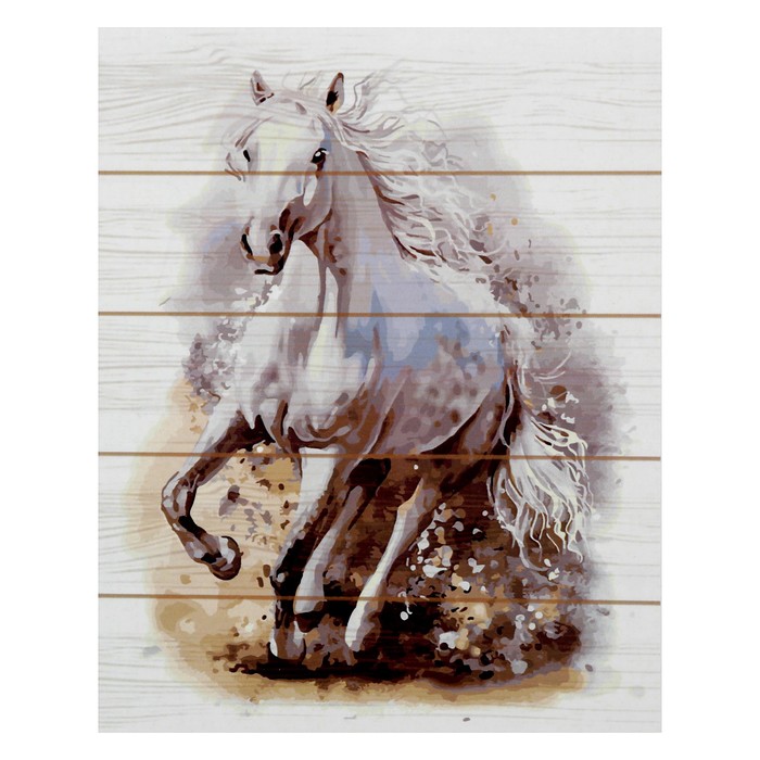 Картины по номерам на дереве 40х50 "Грация" 25 цв