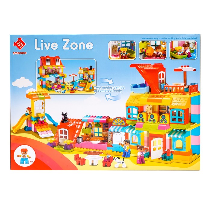 Конструктор «Загородная вилла», 2 варианта сборки, 210 деталей