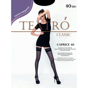 

Чулки женские Caprice 40 цвет чёрный (nero), р-р 3