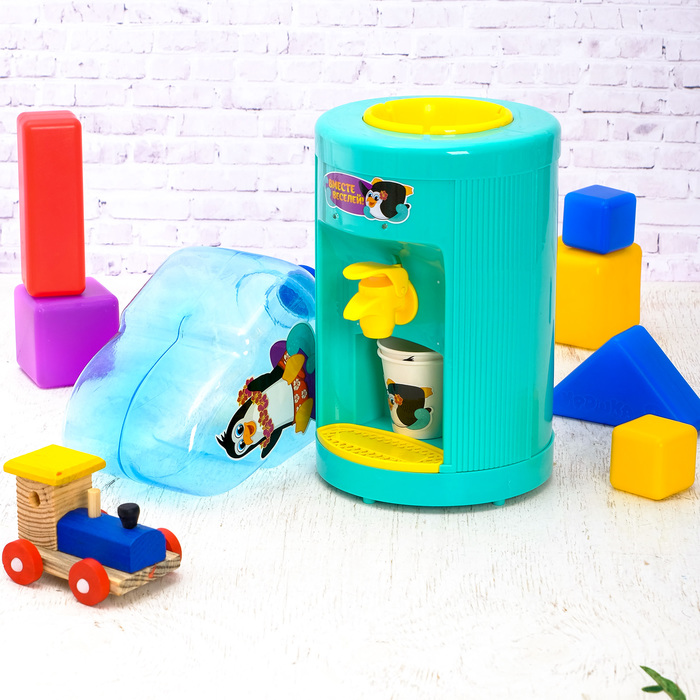 Кулер для малыша «Вместе веселей!» с бутылкой и стаканчиками