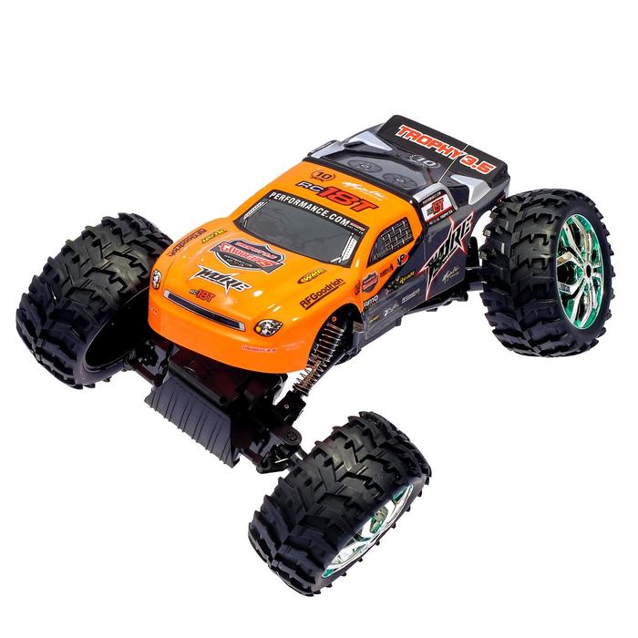 Джип радиоуправляемый "Триал" 4WD, полный привод, масштаб 1;10, работает от аккумулятора, МИКС