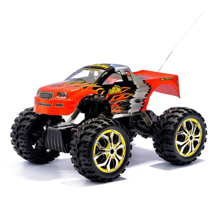 Джип радиоуправляемый "Триал" 4WD, полный привод, масштаб 1;10, работает от аккумулятора, МИКС