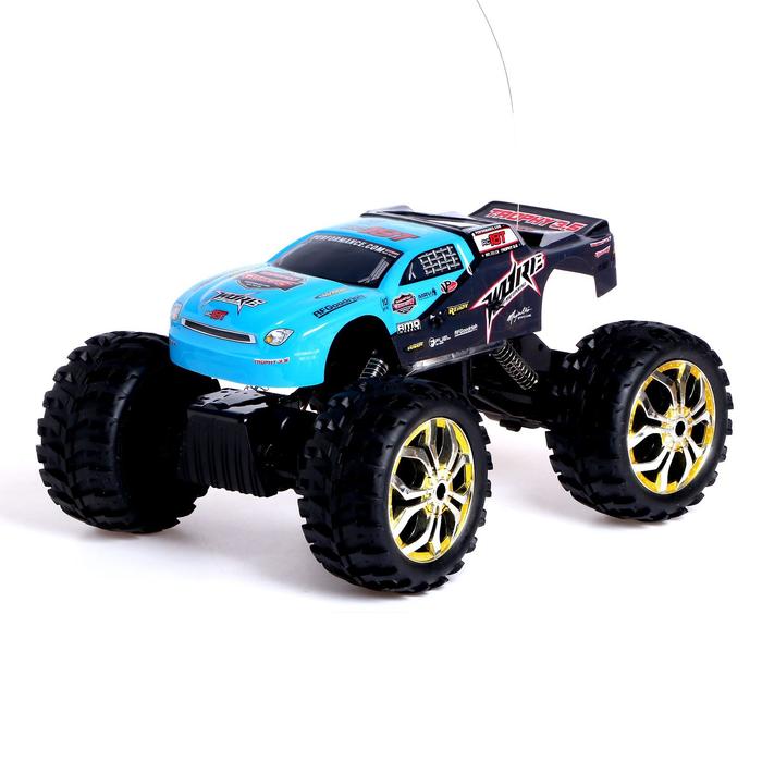 Джип радиоуправляемый "Триал" 4WD, полный привод, масштаб 1;10, работает от аккумулятора, МИКС