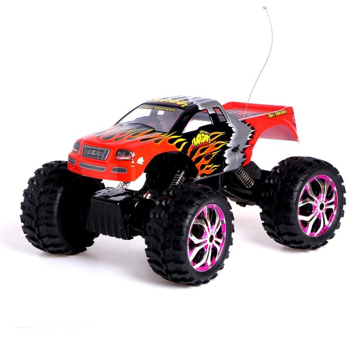 Джип радиоуправляемый "Триал" 4WD, полный привод, масштаб 1;10, работает от аккумулятора, МИКС