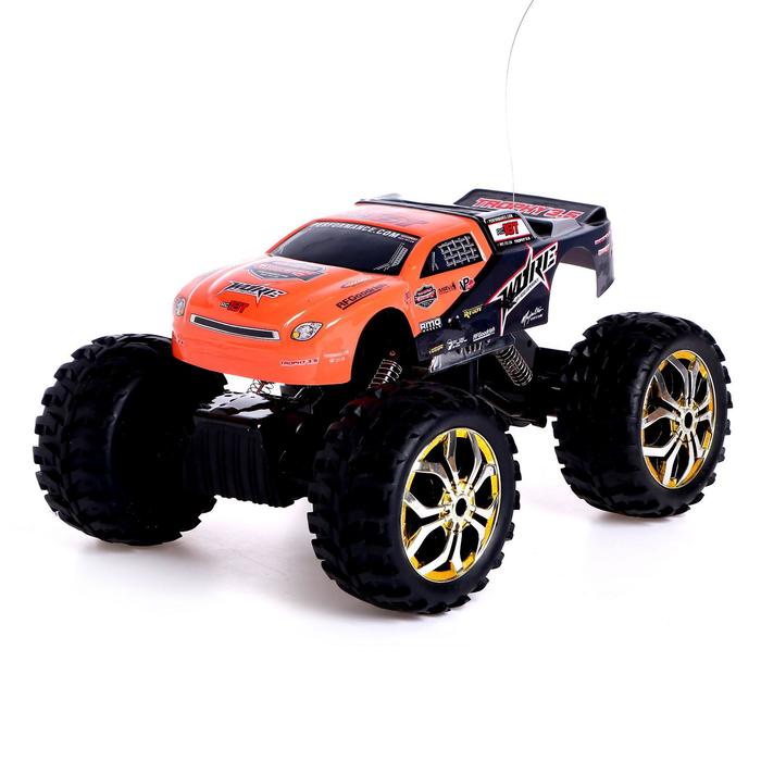 Джип радиоуправляемый "Триал" 4WD, полный привод, масштаб 1;10, работает от аккумулятора, МИКС