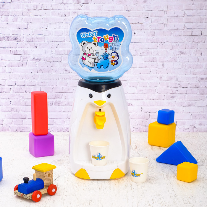 Кулер "Пингвинёнок" с бутылкой и стаканчиками