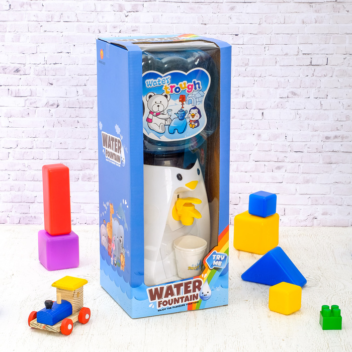 Кулер "Пингвинёнок" с бутылкой и стаканчиками