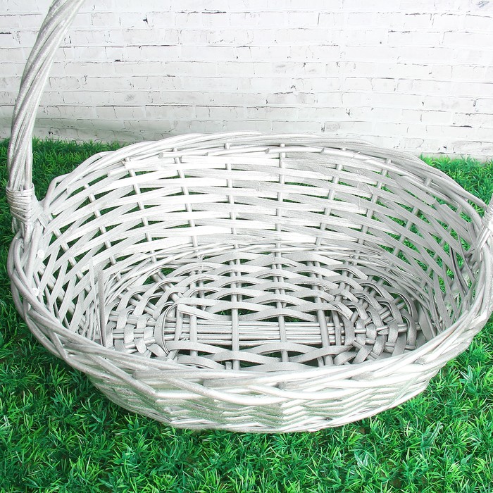 Набор корзин, 3 шт: 39×29×13/36 см, 33×24×11/33 см, 27×19×10/26 см, ива