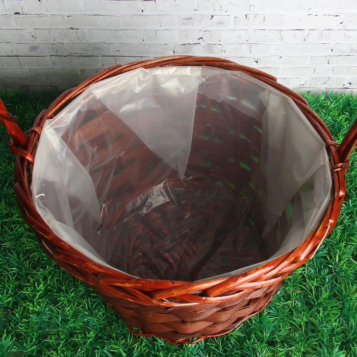 Набор корзин, 3 шт: D=26, H=19/54 см, D=22, H=16/49 см, D=18, H=14/44 см, ива