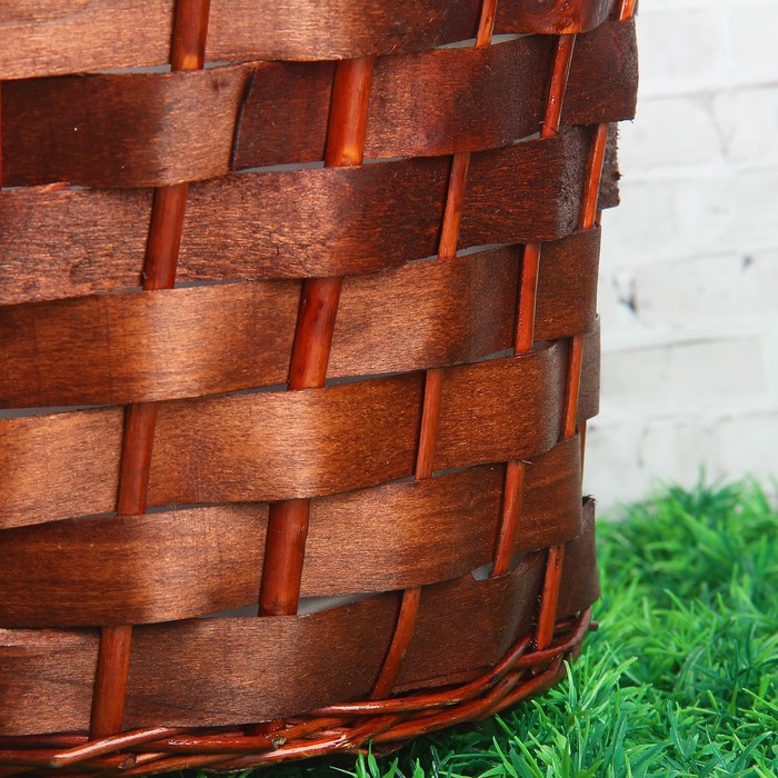 Набор корзин, 3 шт: D=26, H=19/54 см, D=22, H=16/49 см, D=18, H=14/44 см, ива