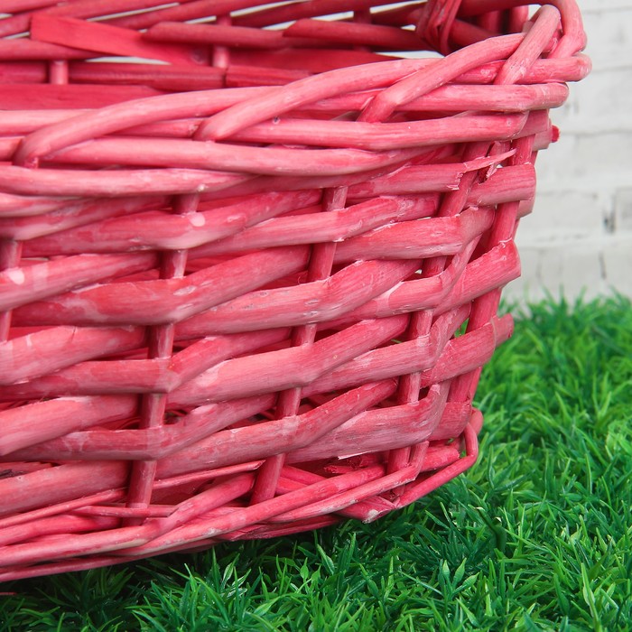 Набор корзин, 3 шт: 40×32×14/37 см, 34×26×12/33 см, 29×21×11/28 см, ива