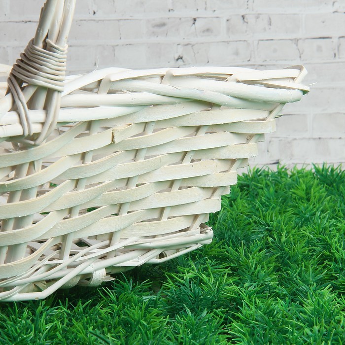 Набор корзин, 3 шт: 50×33×13/41 см, 44×28×11/35 см, 38×23×14/33 см, ива