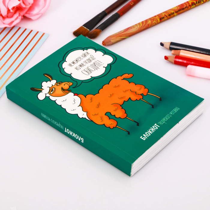 Блокнот творческого человека "Не можете найти ко мне подход? Обходите!", мягкая обложка, 11,5 х 16,5 см, 120 листов