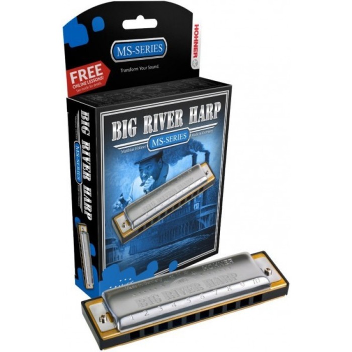 Губная гармошка HOHNER Big river harp 590/20 Db (M590026X) - Richter Modular System (MS)