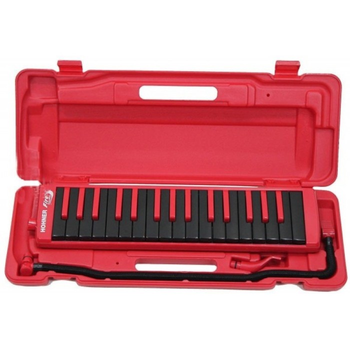 Духовая мелодика HOHNER Fire Melodica Red/Black 32 клавиши, черный/красный