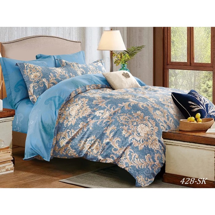 КПБ 1,5 сп, 160х230 см, 150х210 см, 70х70 см-2 шт., сатин 125 г/м2 15/428-SK