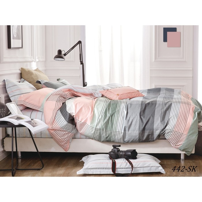 КПБ 1,5 сп, 160х230 см, 150х210 см, 70х70 см-2 шт., сатин 125 г/м2 15/442-SK