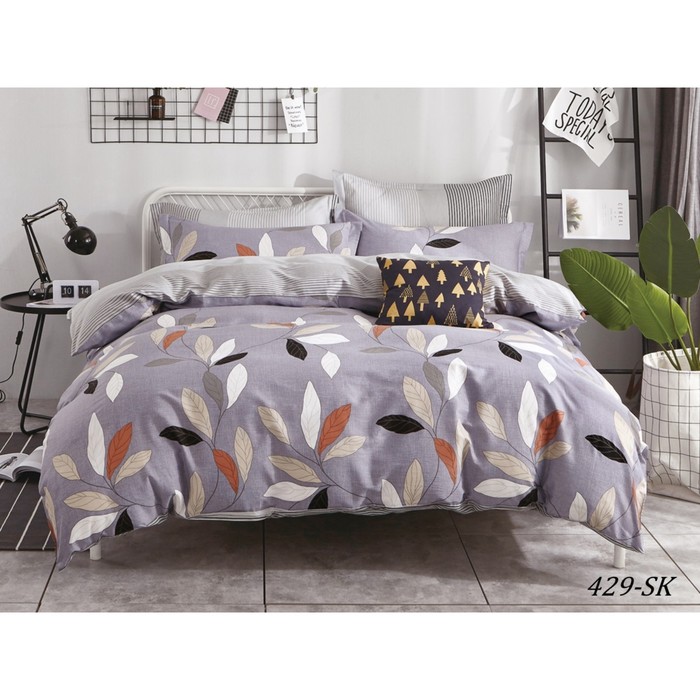 КПБ 2 сп, 230х240 см, 180х210 см, 70х70 см-2 шт., сатин 125 г/м2 20/429-SK