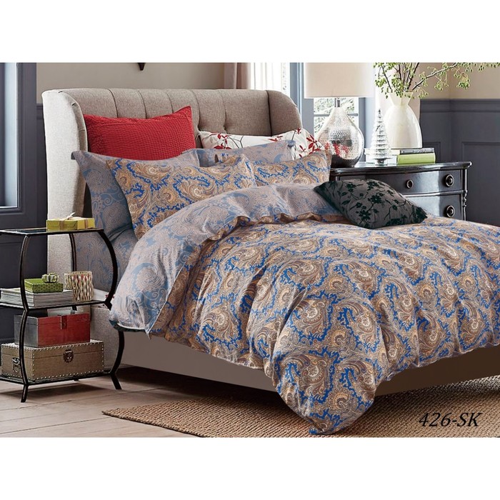 КПБ евро, 230х250 см, 200х220 см, 50х70 см, 70х70 см по 2 шт., сатин 125 г/м2 31/426-SK