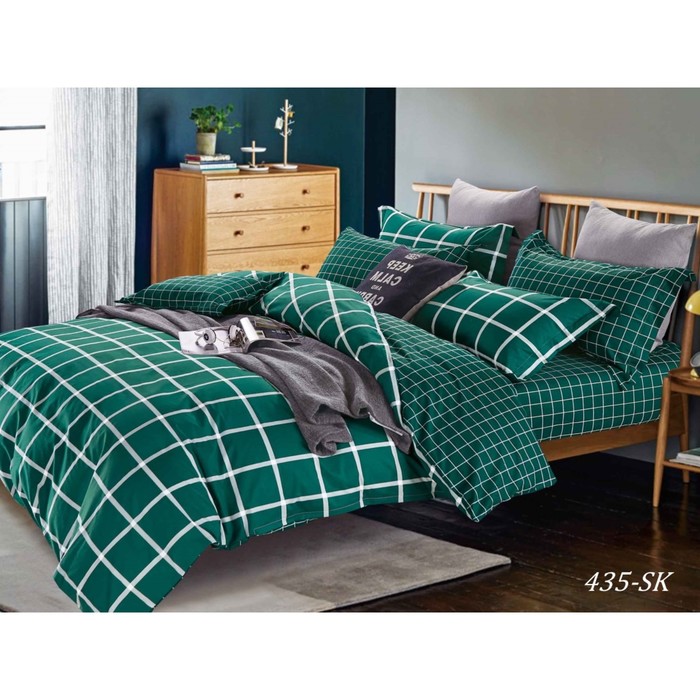 КПБ евро, 230х250 см, 200х220 см, 50х70 см, 70х70 см по 2 шт., сатин 125 г/м2 31/435-SK