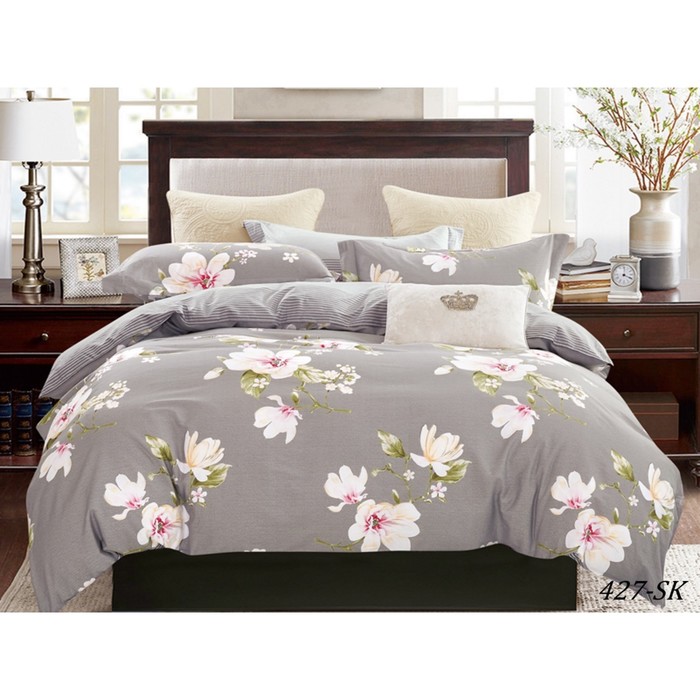 КПБ дуэт, 230х250 см, 150х210 см-2 шт., 50х70 см, 70х70 см по 2 шт., сатин 125 г/м2 41/427-SK   3818