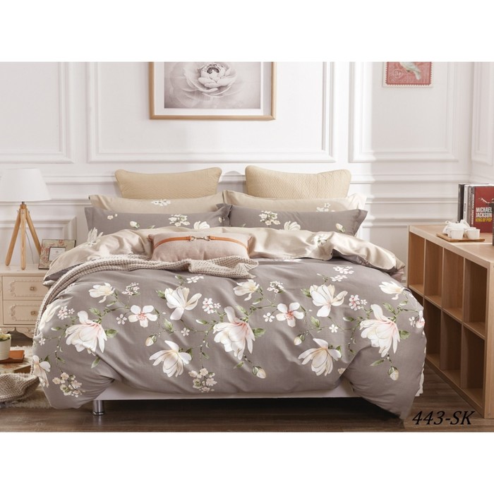 КПБ дуэт, 230х250 см, 150х210 см-2 шт., 50х70 см, 70х70 см по 2 шт., сатин 125 г/м2 41/443-SK   3818