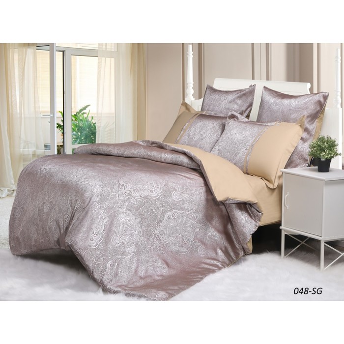 КПБ 2 сп, 220х240 см, 180х215 см, 50х70 см, 70х70 см по 2 шт., жаккард 140 г/м2 21/048-SG