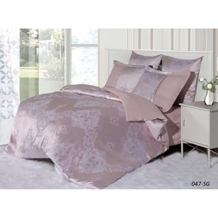 КПБ евро, 220х240 см, 200х220 см, 50х70 см, 70х70 см по 2 шт., жаккард 140 г/м2 31/047-SG