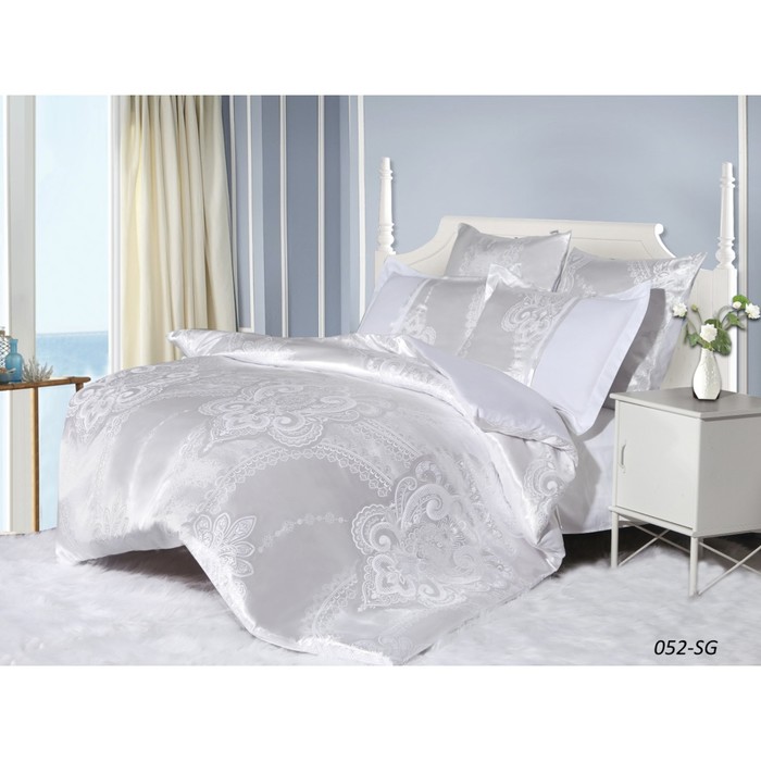 КПБ евро, 220х240 см, 200х220 см, 50х70 см, 70х70 см по 2 шт., жаккард 140 г/м2 31/052-SG