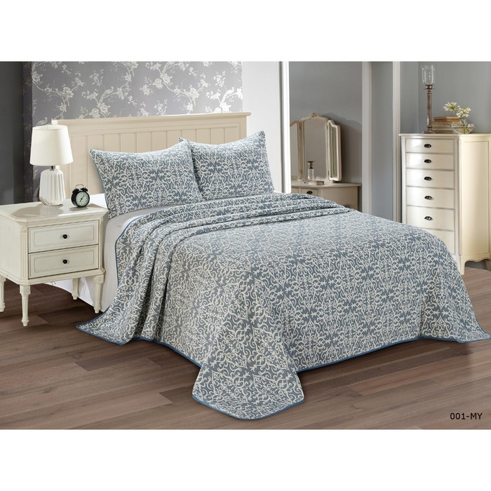 Комплект Melody: покрывало 230 × 250 см, наволочки 50 × 70 см - 2 шт
